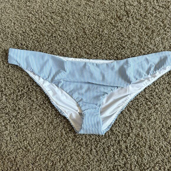 J. Crew NWT Seersucker Hipster Plus Bikini Bottom Size 3X - Picture 2 of 8